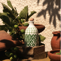 Oliera Polignano Terra Decorata a mano