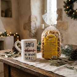 Cesto Natalizio Tazza Mug e Taralli