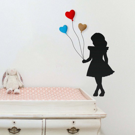 Adesivo da parete bambina Adesivo da parete bambina