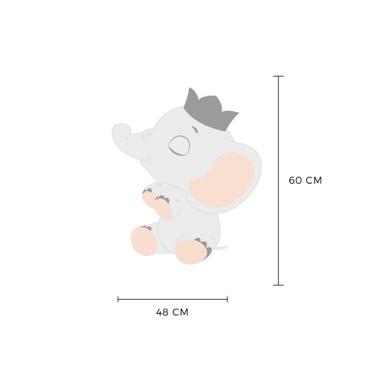 Adesivo da parete elefantino