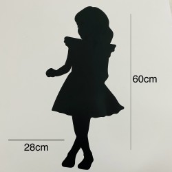Adesivo da parete bambina  Adesivo da parete bambina