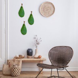 Foglia di fico d'india 25 cm da appendere  Foglia di fico d'india 25 cm da appendere