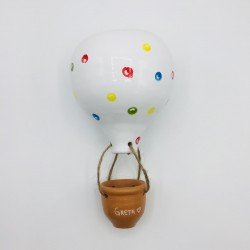 Mongolfiera in ceramica Mongolfiera in ceramica