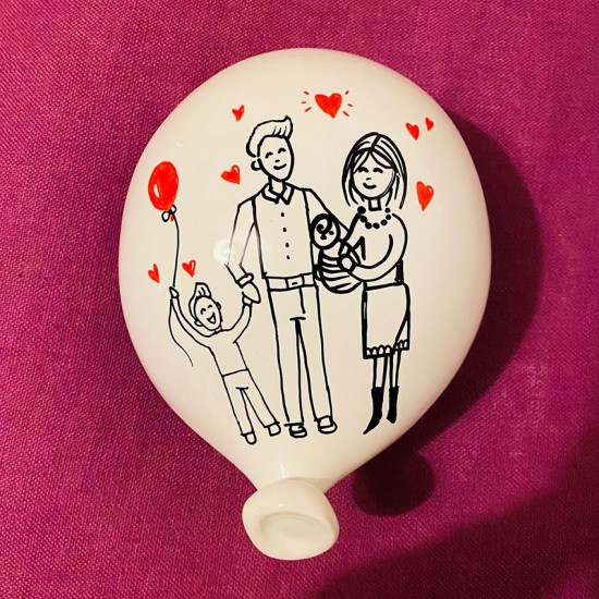 Palloncino 15 cm Famiglia Palloncino 15 cm Famiglia