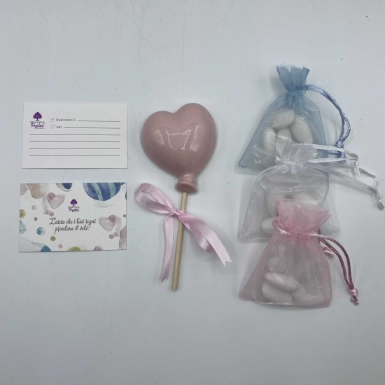 Palloncino cuore con calamita Palloncino cuore con calamita