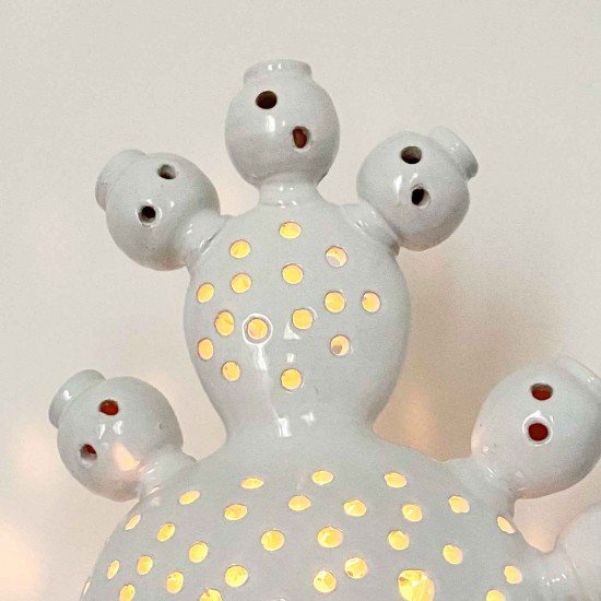 Lampada fico d'india 40 cm bianca Lampada fico d'india 40 cm bianca