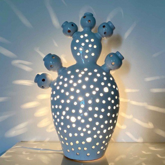 Lampada fico d'india 40 cm bianca Lampada fico d'india 40 cm bianca