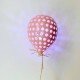 Palloncino LED 12 cm pois