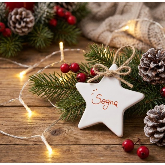Stella Bianca Personalizzabile