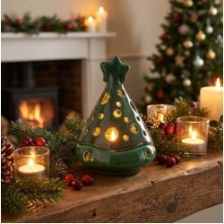 Albero porta candela verde 