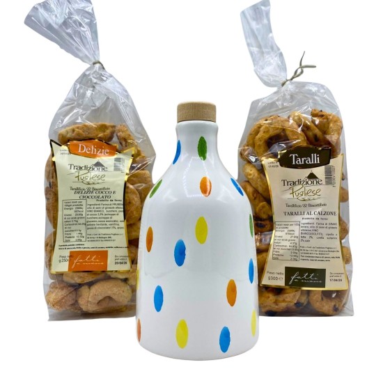 Cesto Natalizio Oliera e Taralli