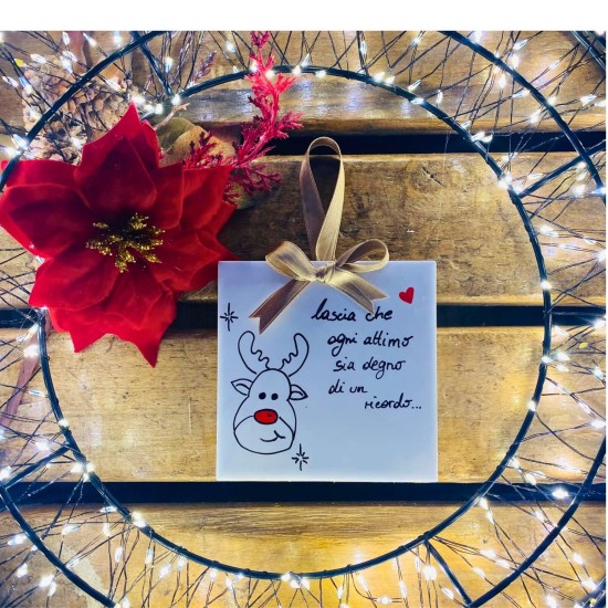 Mattonella Personalizzabile Natalizia