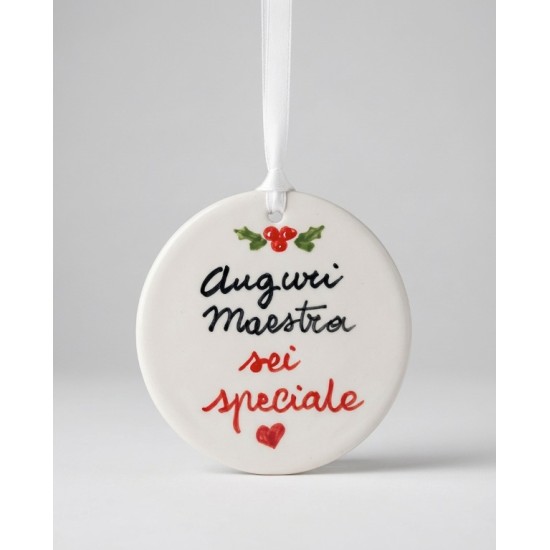 Sfera Auguri Maestra