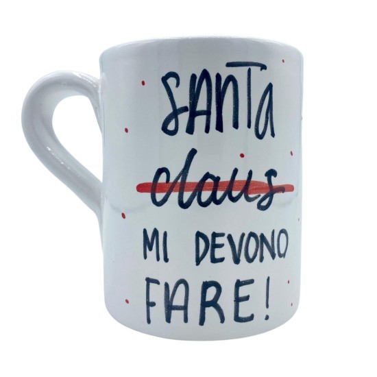 Tazza Mug Artigianale Santa