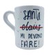 Tazza Mug Artigianale Santa