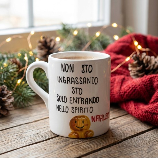 Tazza Mug Artigianale Spirito Natalizio