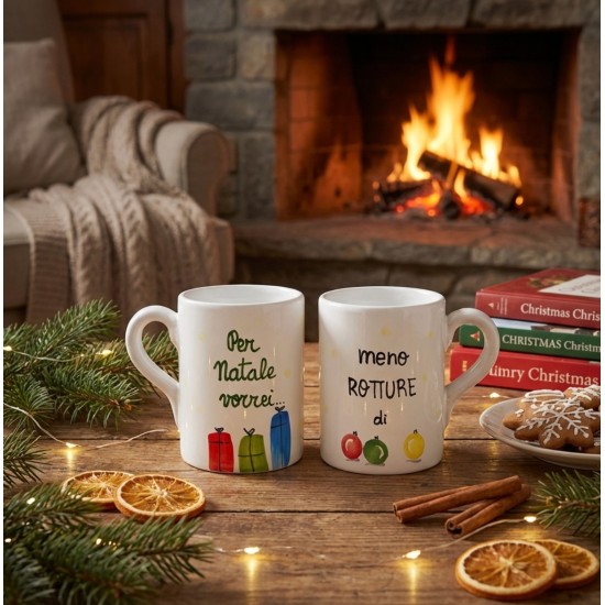 Tazza Mug Artigianale per natale vorrei