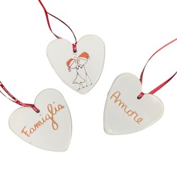 Tris Cuori Albero di Natale