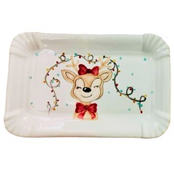 Vassoio Natalizio Renna
