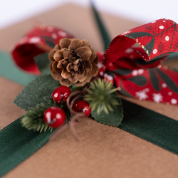 Albero porta candela bianco 14 cm