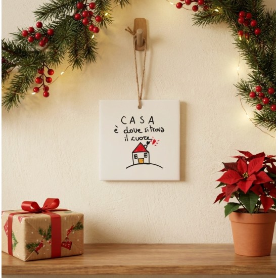 Quadretto in Ceramica Casa