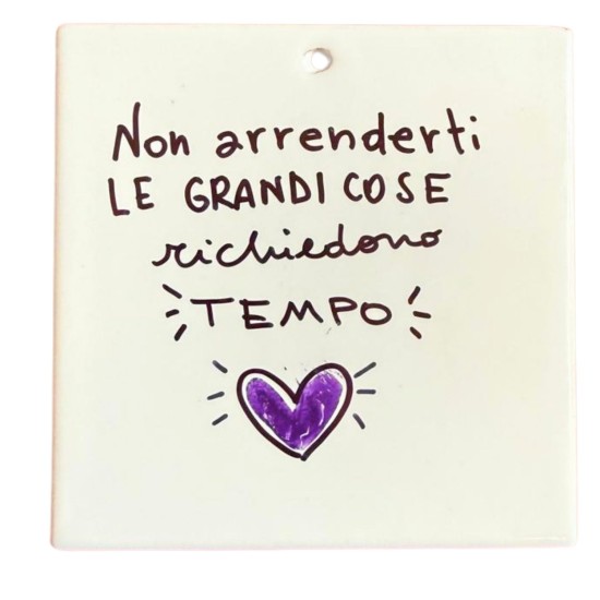 Mattonella Personalizzabile Tempo