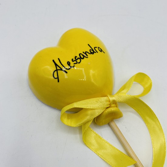 Palloncino cuore con calamita personalizzato