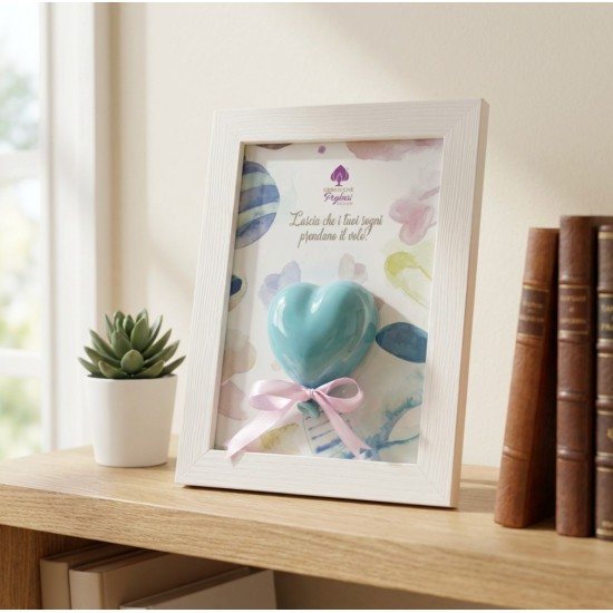 Quadro con Palloncino Cuore