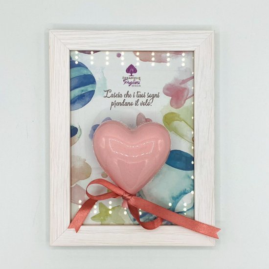 Quadro con palloncino cuore Quadro con palloncino cuore