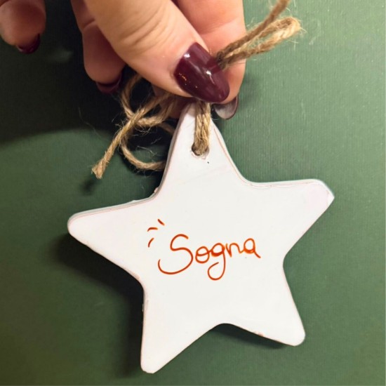 Stella Bianca Personalizzabile