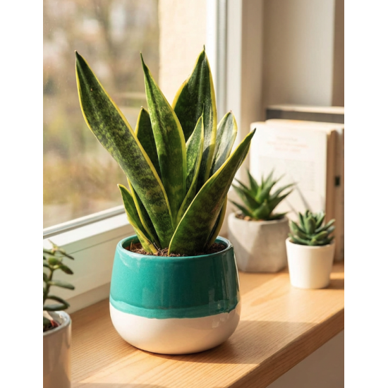 Vaso con Sansevieria