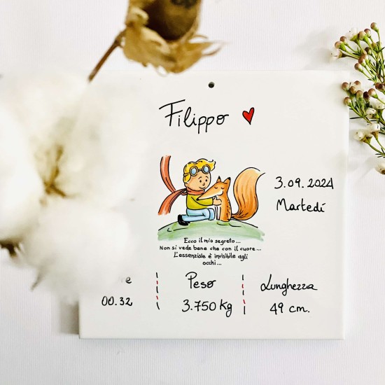 Mattonella Piccolo Principe Nascita Mattonella Piccolo Principe Nascita