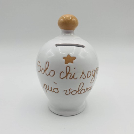 Salvadanaio Sogni in ceramica