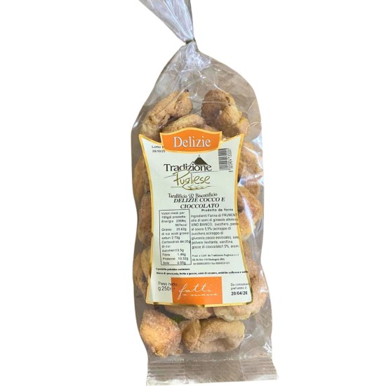 Taralli cocco e cioccolato