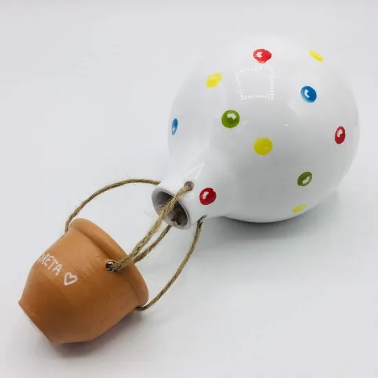 Mongolfiera in ceramica Mongolfiera in ceramica