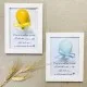 Quadro con palloncino frase personalizzata Quadro con palloncino frase personalizzata